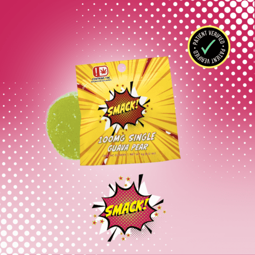 SMACK! -SINGLES- 100mg THC - Guava Pear