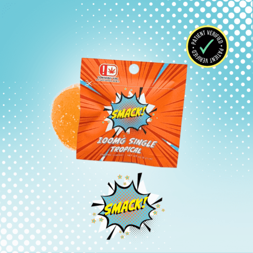 Smack -SINGLES- 100mg THC - Tropical