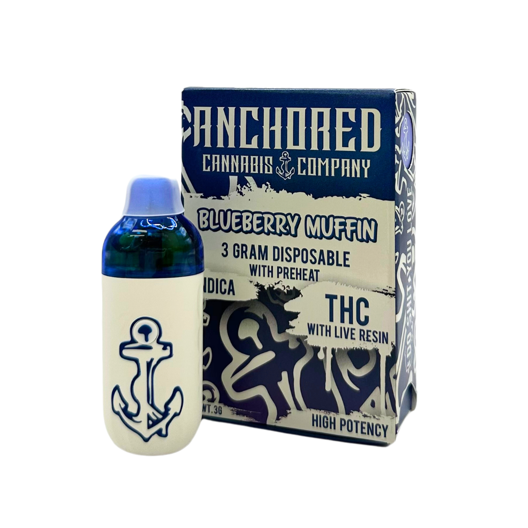 Blueberry Muffin - 3g Dispo - Anchored