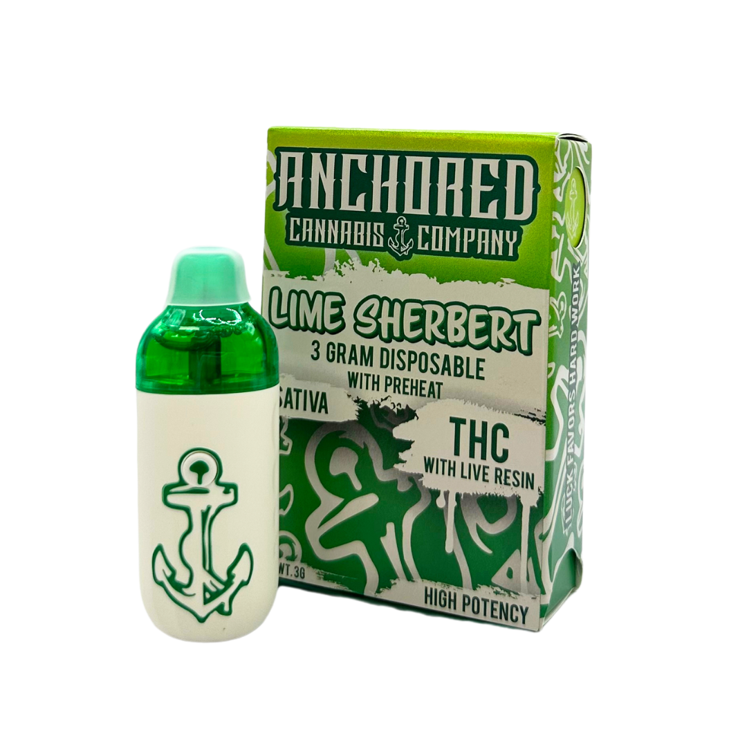 Lime Sherbert - 3g Dispo - Anchored