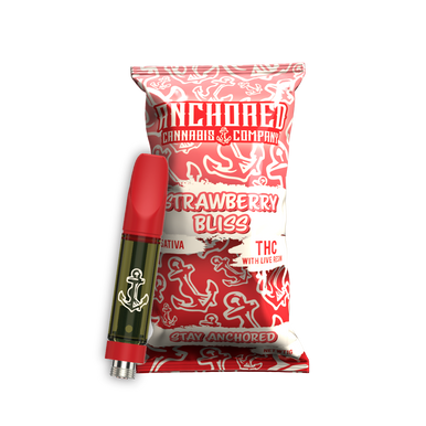 Strawberry Bliss - 1g Cart - Anchored