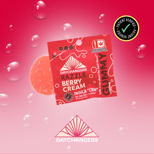 Day Changer -SINGLES- 250mg THC - Razzle Berry and Cream