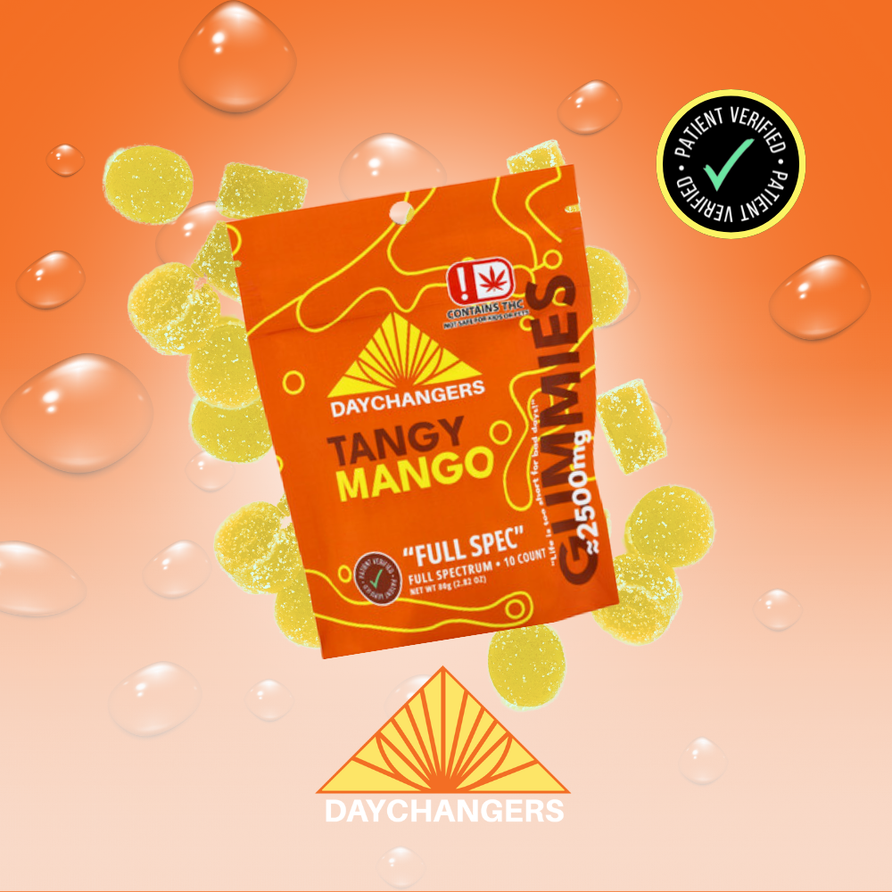 Day Changers - 2500mg Full Spectrum Tangy Mango Gummy 10ct.