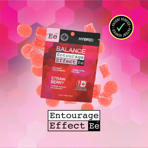 Entourage Effect - 25mg THC:50mg CBD:750mg Strawberry 10ct