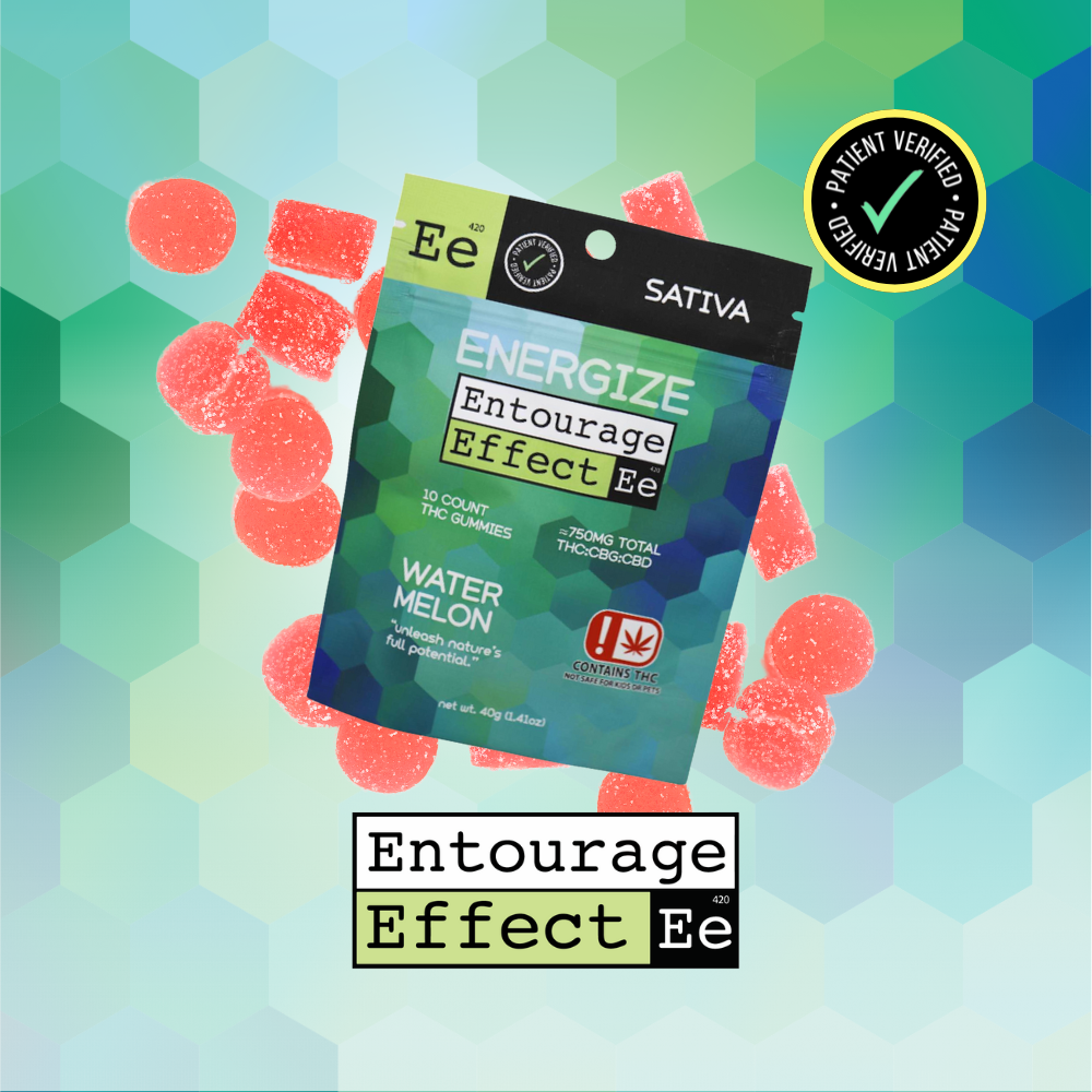 Entourage Effect - 25mg THC:25mg CBG: 25mg CBD: 750mg Watermelon 10ct
