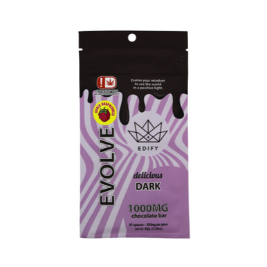 Edify - 1000mg THC Dark Chocolate Raspberry Bar - Image 3