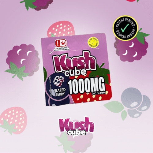 Kush Cube -SINGLE- 1000mg THC - Blazed Berry