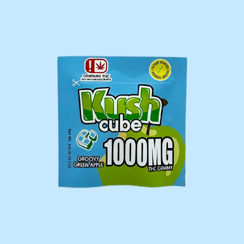 Kush Cube -SINGLE- 1000mg THC - Groovy Green Apple