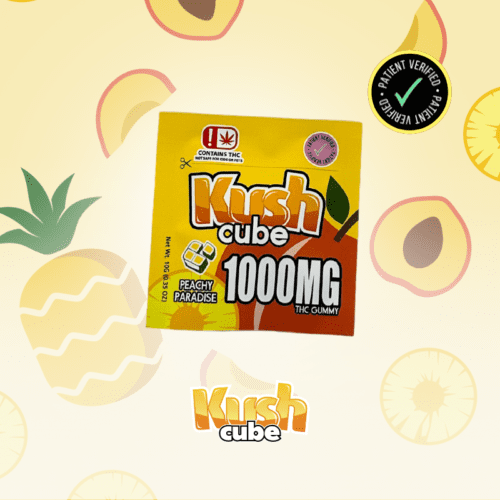Kush Cube -SINGLE- 1000mg THC - Peachy Paradise
