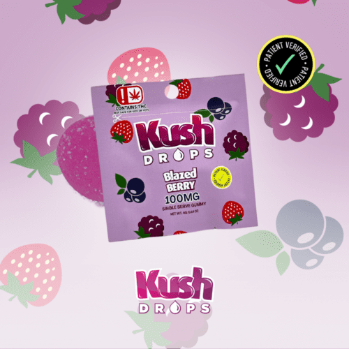 Kush Drops - SINGLE - 100mg THC - Blazed Berry