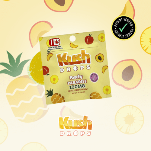 Kush Drops - SINGLE - 100mg THC - Peachy Paradise