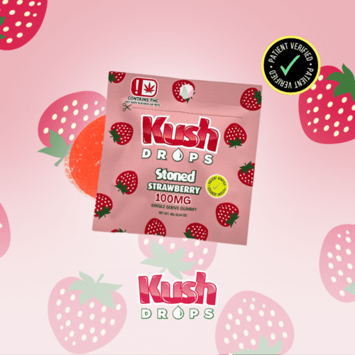 Kush Drops - SINGLE - 100mg THC - Stoned Strawberry