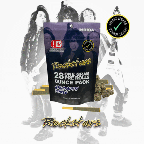 Rockstars - 28g Pre Roll Pack - Grandaddy Purple