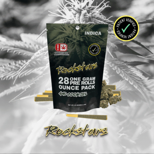 Rockstars - 28g Pre Roll Pack - GMO Cookies