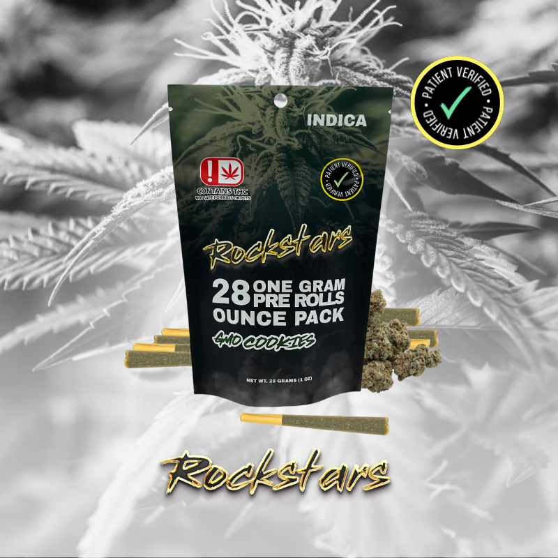 Rockstars - 28g Pre Roll Pack - GMO Cookies