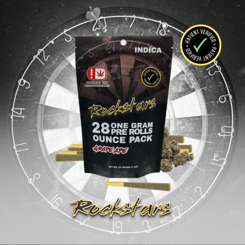 Rockstars - 28g Pre Roll Pack - Grape Ape