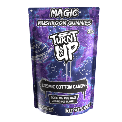 TURNT UP - MAGIC MUSHROOM - COSMIC COTTON CANDY 10ct - 1pk - SAMPLE