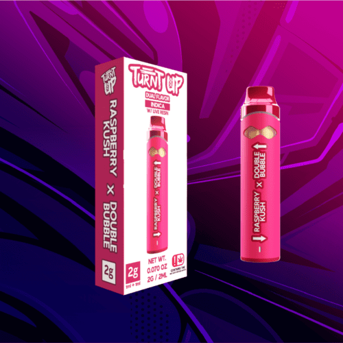 Turnt Up - 2g Disposable - Raspberry Kush x Double Bubble