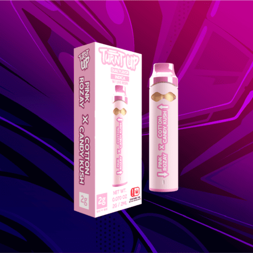 Turnt Up - 2g Disposable - Cotton Candy Kush+Pink Rozay