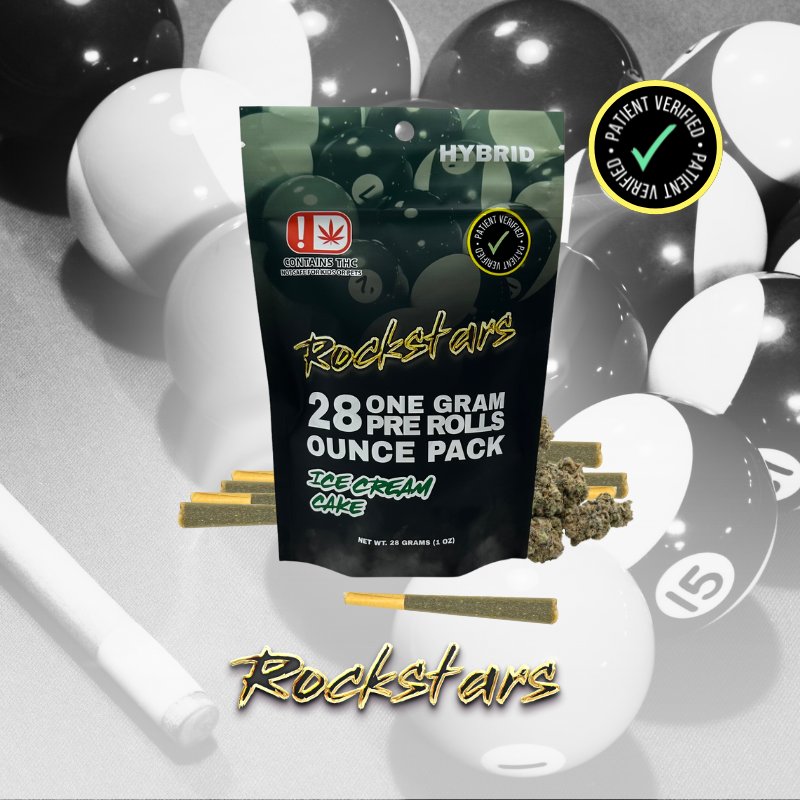Rockstars - 28g Pre Roll Pack - Ice Cream Cake
