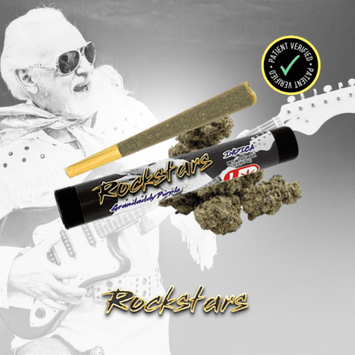 Rockstars - 1g Pre Roll - Grandaddy Purple