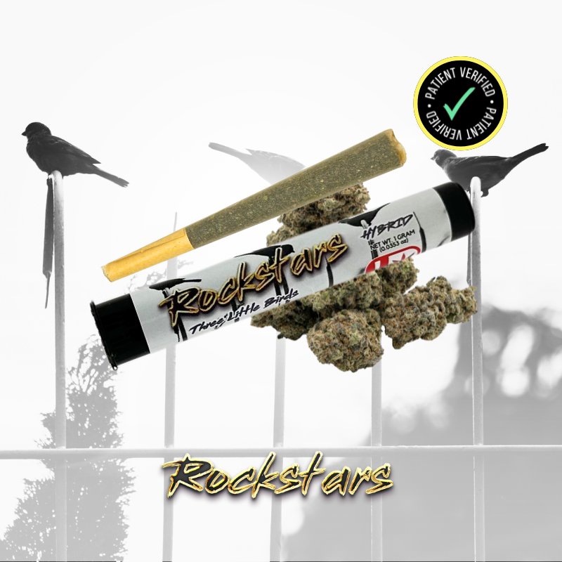 Rockstars - 1g Pre Roll - Three Little Birds