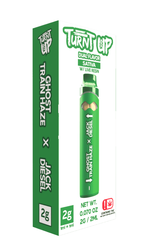 Turnt Up - 2g Disposable - Ghost Train Haze x Jack Diesel - SAMPLE