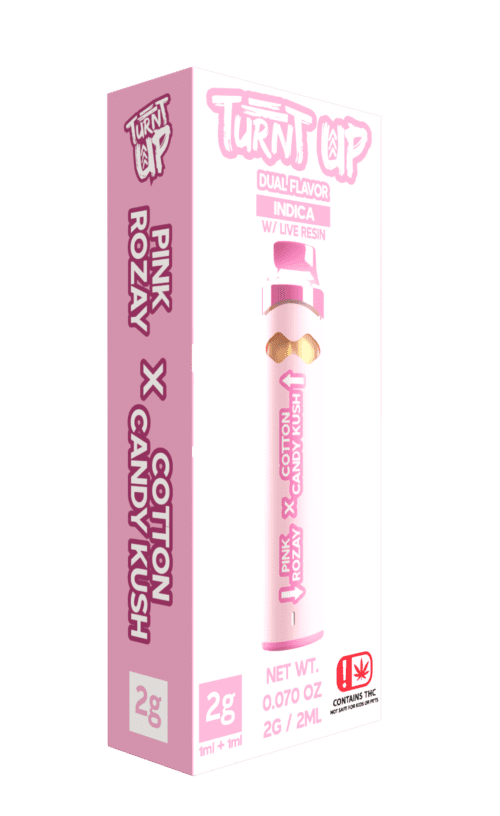 Turnt Up - 2g Disposable - Pink Rozay x Cotton Candy Kush - SAMPLE