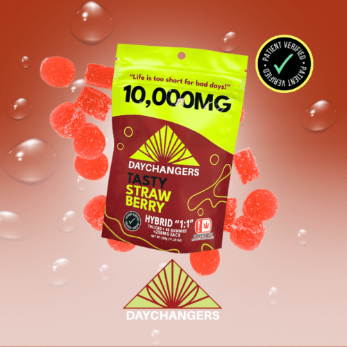 Day Changers - 10,000mg  Tasty Strawberry Gummy 40ct.