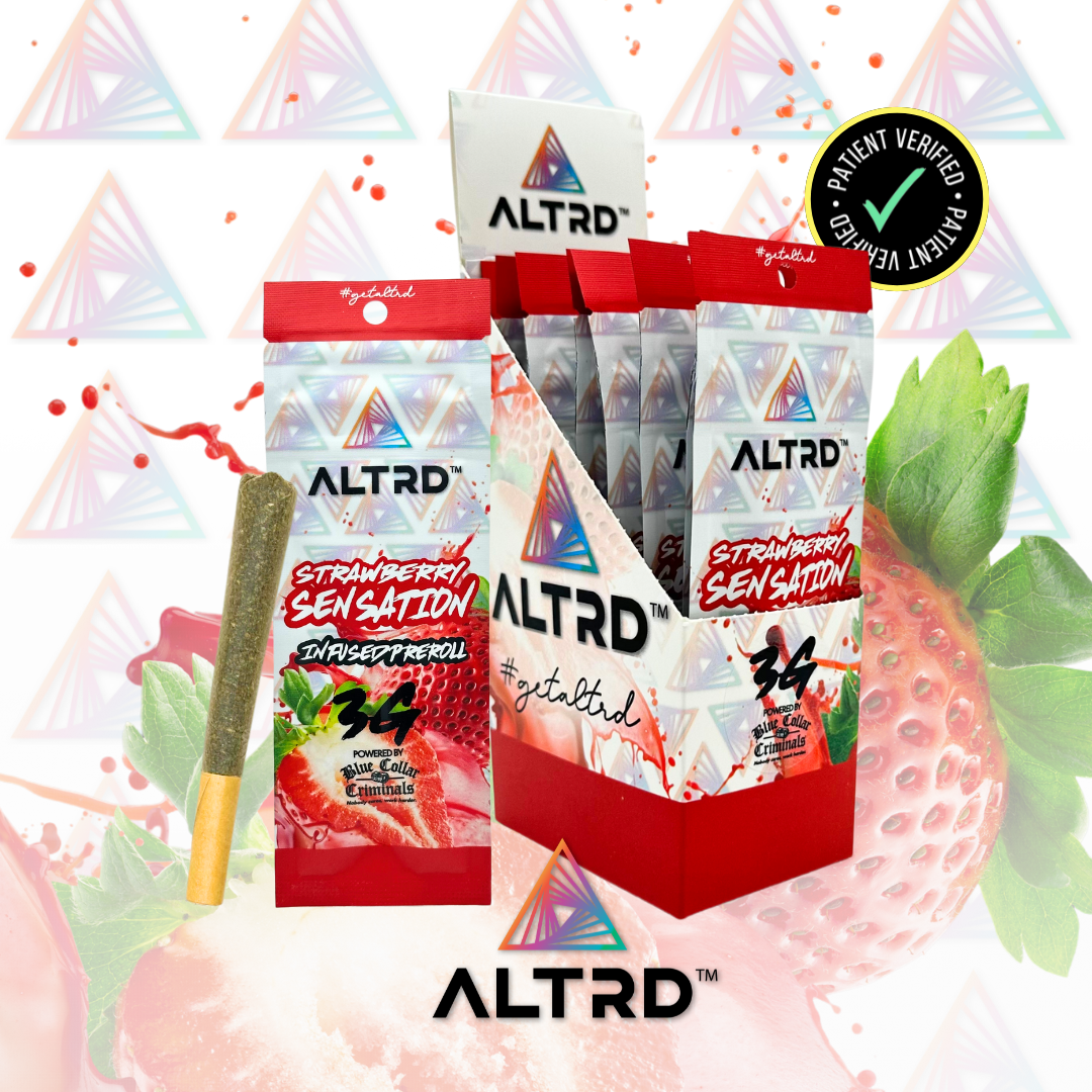 ALTRD - Infused 3g Pre Roll - Strawberry Sensation