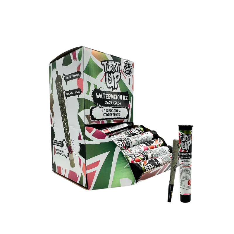 Turnt Up - Infused 1.5g Pre Roll - Watermelon Ice