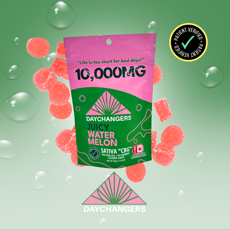 Day Changers - 10,000mg Juicy Watermelon Gummy 40ct.