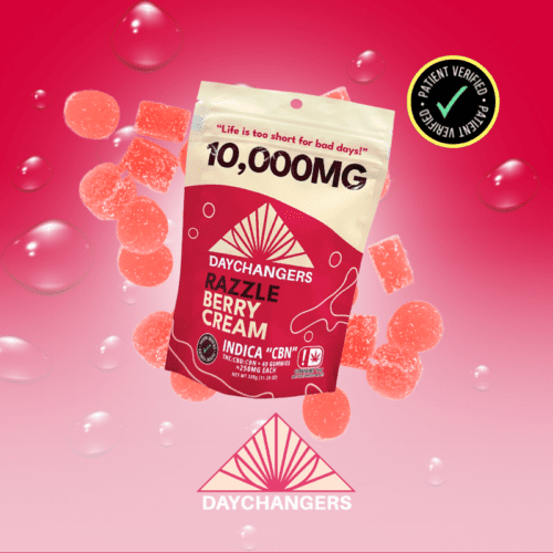 Day Changers - 10,000mg Razzle Berry Cream Gummy 40ct.